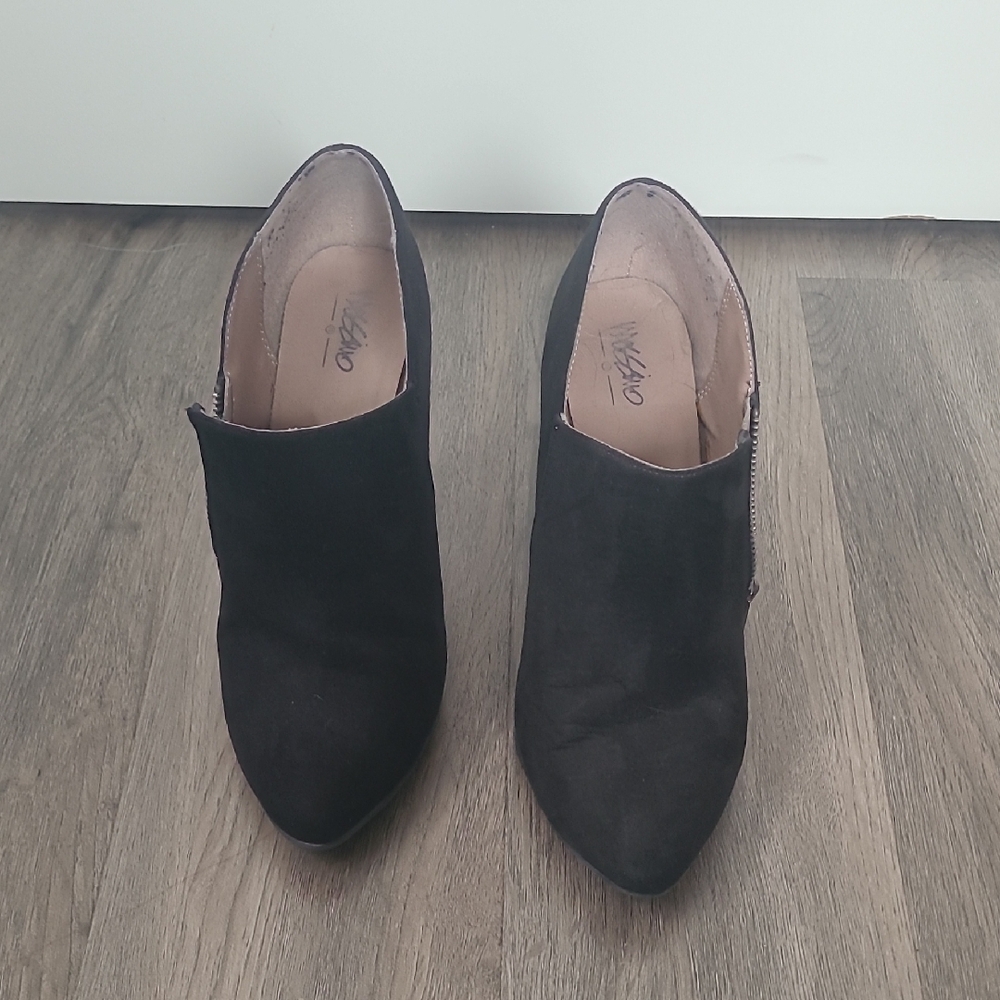Massimo Women's Black Saude Ankle Boots Size 8.5